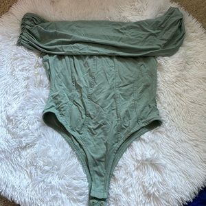 Off the shoulder bodysuit
